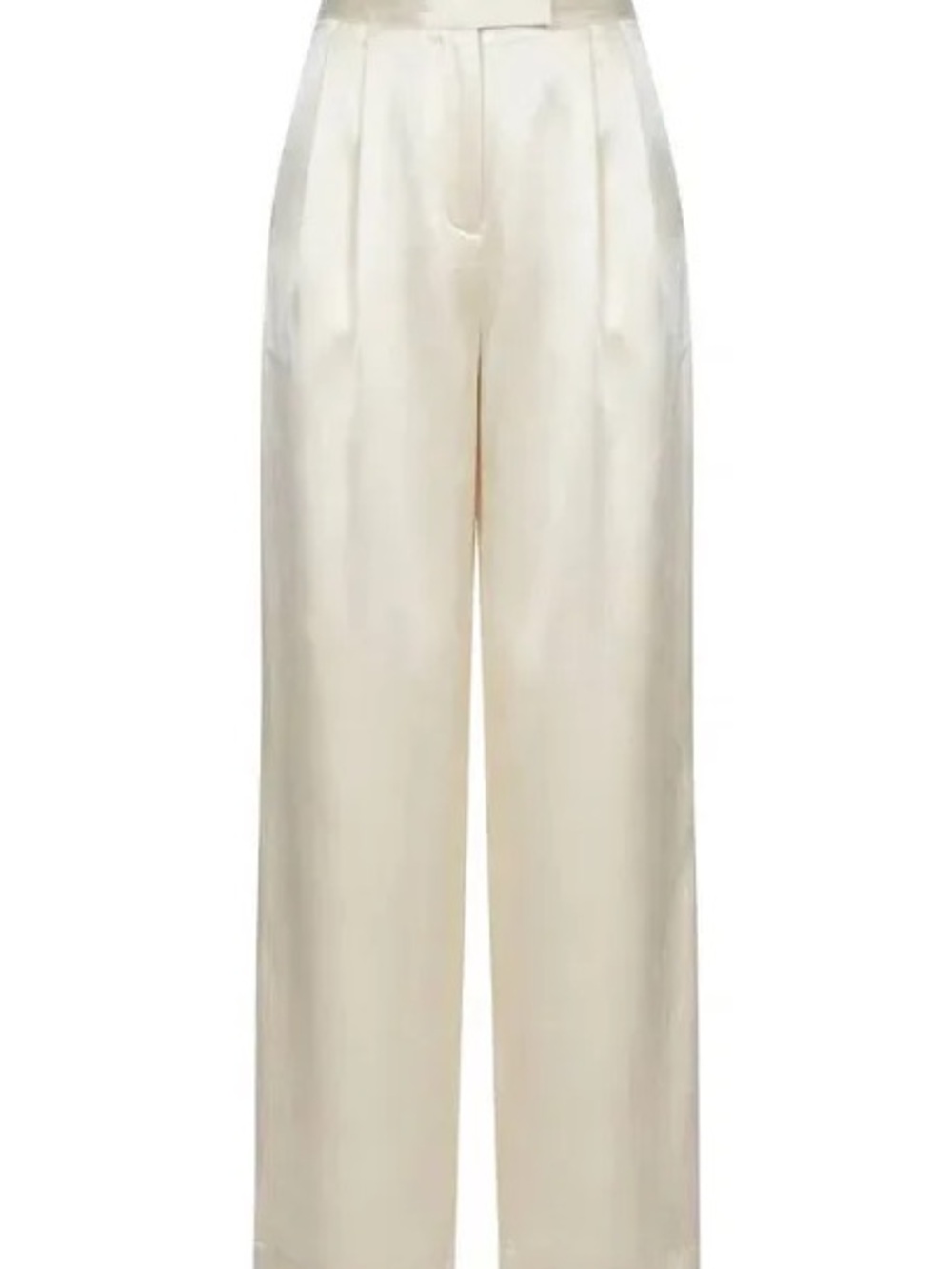 Nili Lotan Dillon Wide-Leg Satin Trousers